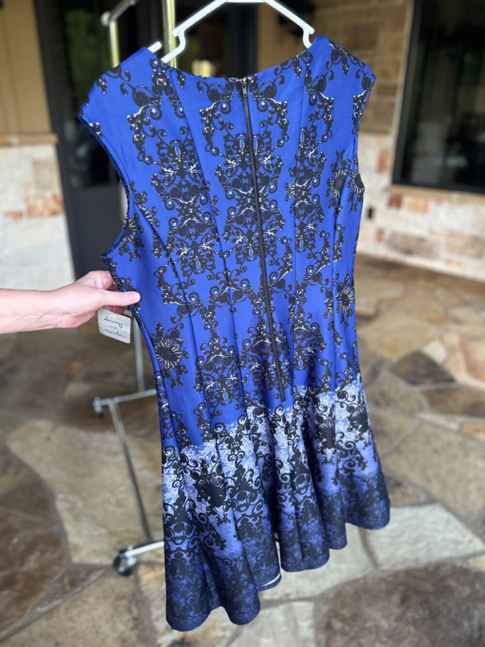 Danny & Nicole Fit & Flare Dress — Size 12P (Petite) — New With Tags